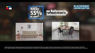 Sorprende tus sentidos con los miles de productos y ahorros increíbles en el Blackfriday Homecenter [upl. by Hayouqes490]