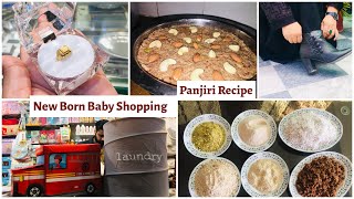 Panjiri Recipe For New Mother  New Born Baby Shopping  how to make Panjiri at home [upl. by Rorke]