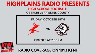 Oberlin Football  Rawlins County [upl. by Yenetruoc855]