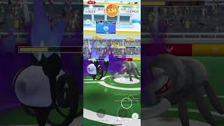 【ポケモンGO】PL40シャドウシャンデラ1匹のみでアイアントのレイドを倒してみた shorts [upl. by Renraw]