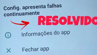 O APLICATIVO PAROU DE FUNCIONAR NO CELULAR E APRESENTAR FALHA TODA HORA COMO RESOLVER [upl. by Atteiram165]