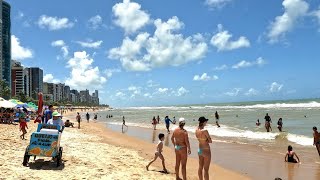 PRAIA DE BOA VIAGEM NO FERIADO SETE 7 DE SETEMBRO INDEPENDÊNCIA BRASIL [upl. by Valora623]