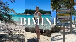 BIMINI BAHAMAS VLOG  BEACH CLUBS amp GOLF BUGGY ADVENTURES [upl. by Nollad]