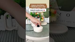 CANECA ELETRÔNICA UTILIDADES PARA O LAR COMPRINHAS PARA O LAR ROTINA DE DONA DE CASA DICAS 🍒🥰👏🏠 [upl. by Goto147]