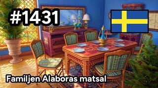 1431 🇸🇪 📕6📄421  Familjen Alaboras matsal  Junes Journey [upl. by Aiz]