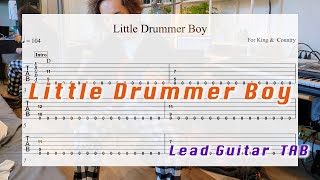 Little Drummer Boy TAB │All in one Electric Guitar arrangement │for King amp Country [upl. by Aihsa]