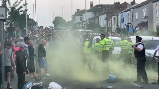 Dozens arrested in violent protests over Southport stabbings [upl. by Tselec]