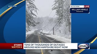 Eversource provides update on power outages in New Hampshire [upl. by Karoly599]