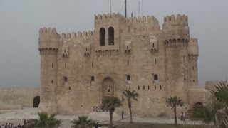 Citadel Fort of Qaitbay قلعة قايتباي‎  Alexandria [upl. by Gintz]