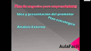 Plan de Negocios para EmprendedoresEjemplo de plan de negocios para emprendedoresPlan de negoc [upl. by Acinor880]