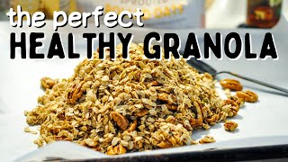 PERFECT Homemade Granola Recipe with sprouted 🌱 oats [upl. by Clorinda]