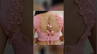 💯👌2024 ka new designer blouse back design sleeves blouse design shortvideo Anishkasahani50 [upl. by Trebmal813]