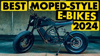 TOP 10 BEST MOPED STYLE ELECTRIC BIKES OF 2024 [upl. by Umeko]