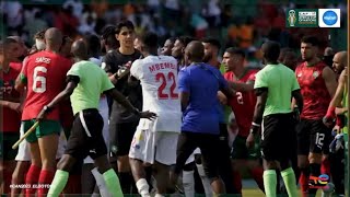 Maroc Vs RD Congo bagarre après le match CAN2023 [upl. by Euqcaj]