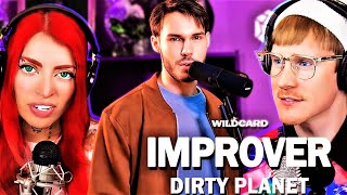 IMPROVER Wildcard Reaction Round 2 DIRTY PLANET  GBB23 [upl. by Yssirk323]