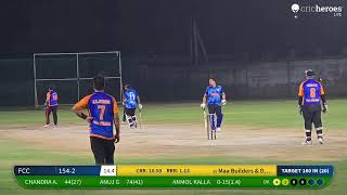 Live Cricket Match  Maa Builders amp Developers vs FCC  04Jul24 0858 PM 20 overs  Corporate Cha [upl. by Ahseiat227]