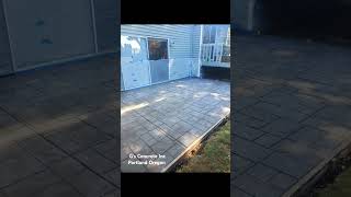 Stampedconcrete construction concreto patio oregon portland cementeros cemento [upl. by Heringer]