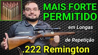 Calibre MAIS FORTE PERMITIDO no BR 222 Remington 1524j acima do 357 Magnum mas tem um porém [upl. by Anoet297]