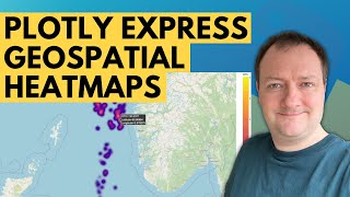 Creating Geospatial Heatmaps With Plotly Express MapBox and Folium in Python  Data Visualisation [upl. by Greenland]