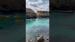 Beautiful view from Anchor Bay Malta travel europe malta fyp sea cliff mediterranean [upl. by Northington187]