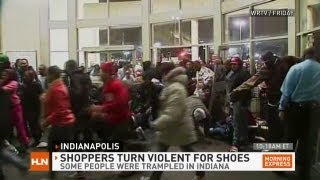 Retro Air Jordans lead to mall stampedes [upl. by Isherwood]