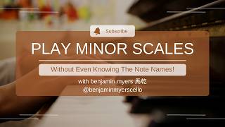 Play Minor Scales Without Even Knowing the Note Names musictheory minorscale pianotutorial [upl. by Nysilla]