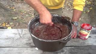 Gourmet Cooking in the Wild Dutch Oven Cake [upl. by Ettenuahs487]