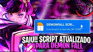 🔥SAIU SCRIPTHACK DEMONFALL OP  AUTO FARM MOBS TRINKET  AUTO BOSS  GOD MOD  KILL AURA [upl. by Pelagias933]