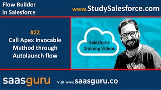 22 Call Apex Invocable Method through Autolaunch Flow in Salesforce  Salesforce Training Videos [upl. by Shamma]