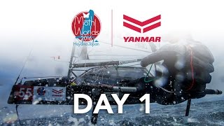 2016 YANMAR Moth Worlds  Day 1 [upl. by Beaner]