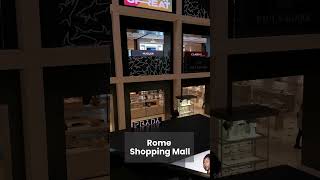 Rome Shopping at la Rinascente romeitaly [upl. by Nnylireg]