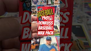 Ep76 1981 Donruss Wax  wizardofoz Ozzie Smith and more waxingjunk baseballcards sportscards [upl. by Airol217]