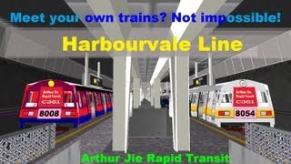 OpenBVEAJRTRoute Play C368 Full Harbourvale Line and meet your own trains Generation 4 [upl. by Jarvey908]