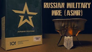 Russian Military MRE  ASMR [upl. by Nelleus]