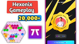 Hexonix Multiplayer Gameplay  How To Play Hexonix Game In Arc8 [upl. by Uhayile819]