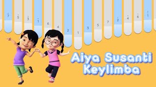 TUTORIAL KEYLIMBA AIYA SUSANTI  KALIMBA [upl. by Gabi]