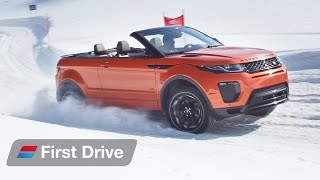 2016 Range Rover Evoque Convertible first drive review [upl. by Briano523]