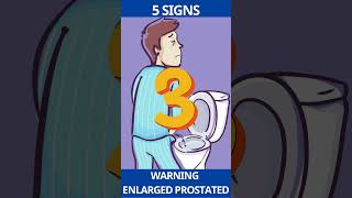 5 SIGNS WARNING SIGNS amp SYMPTOMS OF ENLARGED PROSTATE Part 1 Health Journey [upl. by Lani]