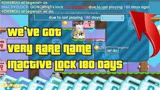 Weve Gotten Very Rare Name Inactive Lock 180 Days FtAVORE  Growtopia [upl. by Knowles981]