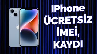 iPhone için ücretsiz IMEI kaydı nasıl yapılır İşte sır yöntem [upl. by Calabrese]