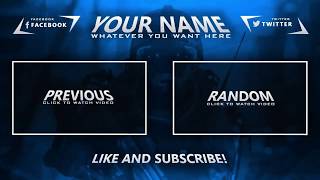 TOP 5 FREE OUTRO TEMPLATES 1 PANZOID [upl. by Cesare]