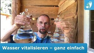 Strukturiertes Wasser einfach selber herstellen [upl. by Ennovy]