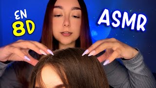 asmr MASAJE CAPILAR intenso 💆‍♀️  en 8d 🤯 [upl. by Noemad998]