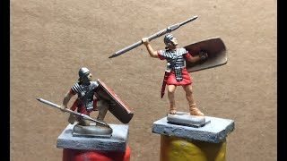 Just Paintin Italeri Romans Base Coats Part 1 [upl. by Anha191]