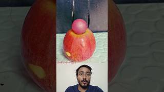 An experiment with apple and hot ball 😱  shorts trending gadgets viralvideo [upl. by Ehr6]