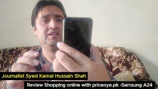 Review Shopping online with priceoyepk Samsung A24 [upl. by Dallman]