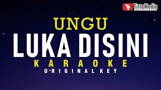 luka disini  ungu karaoke [upl. by Reinnej]