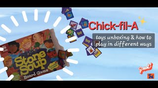 Chick fil  A kids meal stone soup game [upl. by Yrailih292]