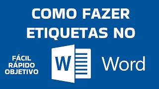 COMO FAZER ETIQUETAS E RÓTULOS PIMACO NO WORD FÁCIL E RÁPIDO [upl. by Aicemed]