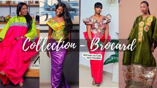 Sagnsé Sénégal  spécial robes 👗 taille basse et tuniques en brocard  mode Tabaski 2023 [upl. by Nnaillij]